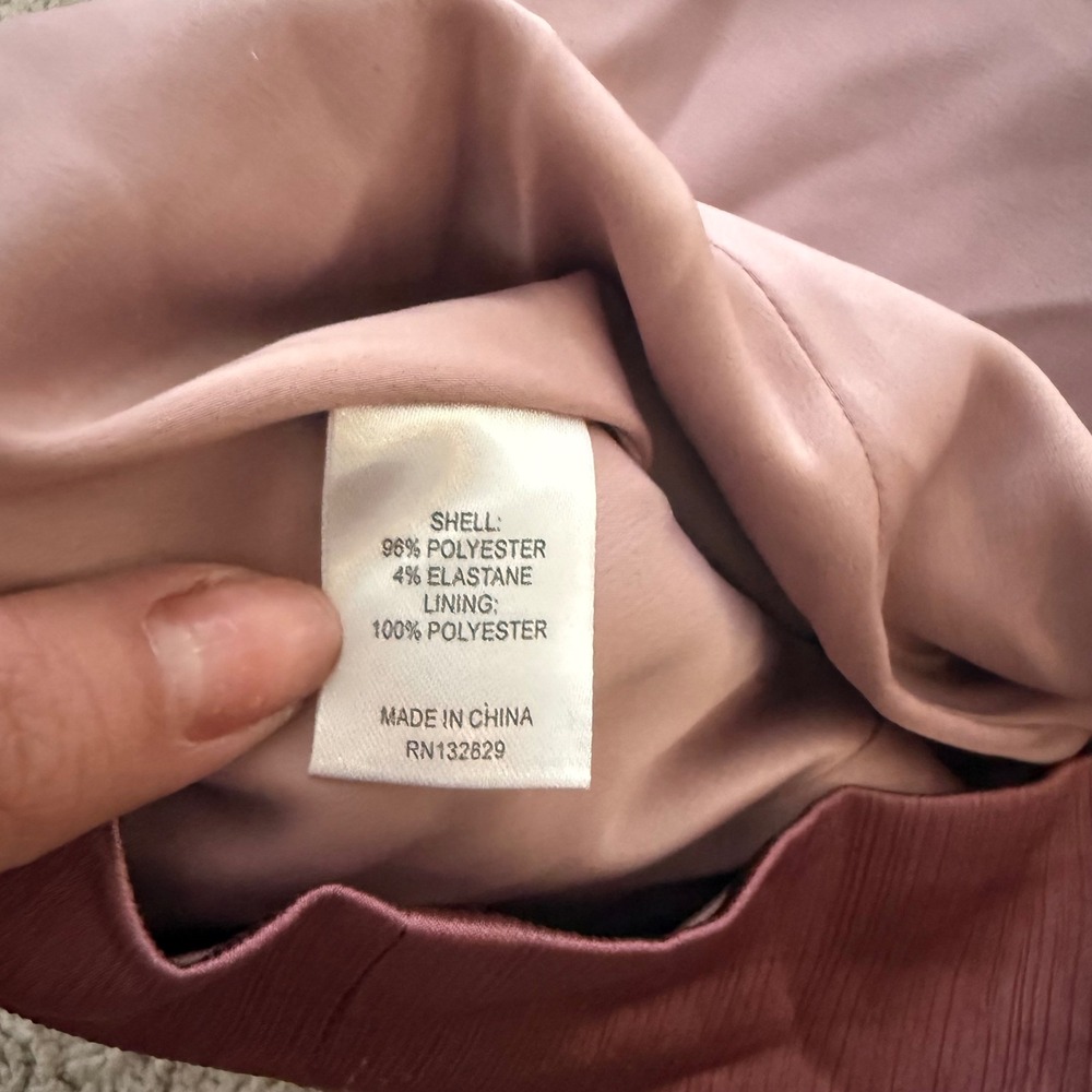 Lovers + Friends REVOLVE Park Mauve Pink One-Shoulder Blouse Women's Small - Picture 6 of 8